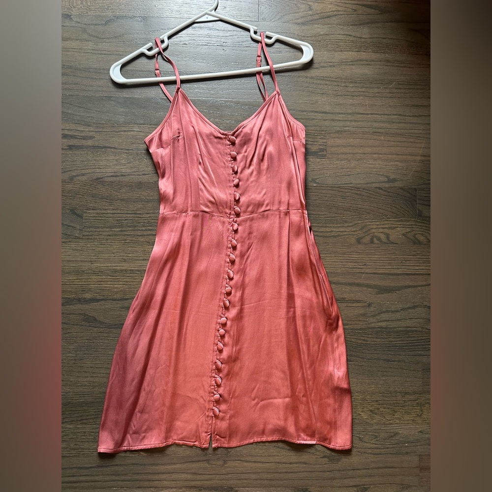 Abercrombie & Fitch Satin Pink Dress